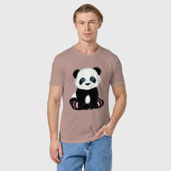 Мужская футболка хлопок Милая панда - фото 2