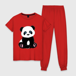 Женская пижама хлопок Милая панда