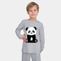 Детская пижама с лонгсливом хлопок Милая панда - фото 2