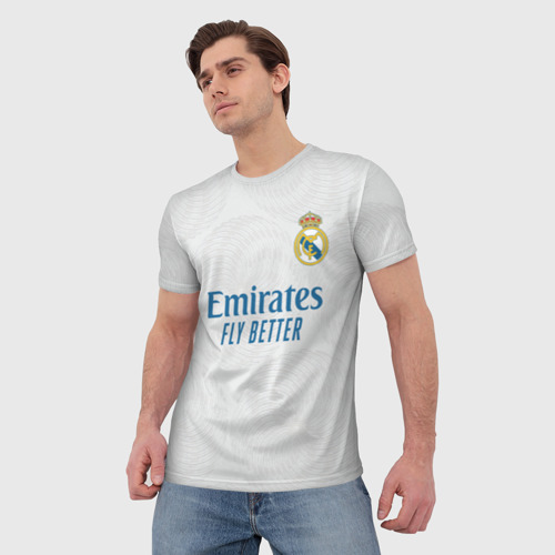 Мужская футболка 3D Винисиус Реал Мадрид 2021-2022, цвет 3D печать - фото 3