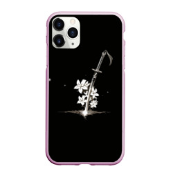 Чехол для iPhone 11 Pro Max матовый Nier - Sword and Flowers