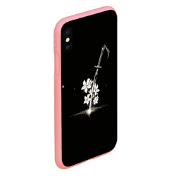 Чехол для iPhone XS Max матовый Nier - Sword and Flowers - фото 2