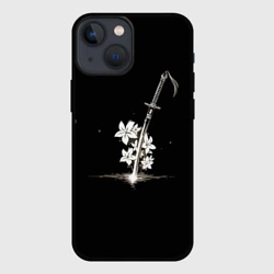 Чехол для iPhone 13 mini Nier - Sword and Flowers