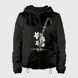 Женская куртка 3D Nier - Sword and Flowers