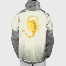 Накидка на куртку 3D Drive - Скорпион - Ryan Gosling white scorpion jacket