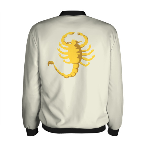 Мужской бомбер 3D Drive - Скорпион - Ryan Gosling white scorpion jacket, цвет черный - фото 2