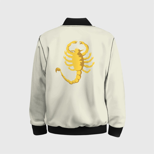 Детский бомбер 3D Drive - Скорпион - Ryan Gosling white scorpion jacket, цвет черный - фото 2