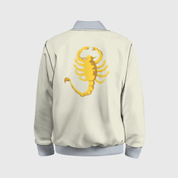 Детский бомбер 3D Drive - Скорпион - Ryan Gosling white scorpion jacket