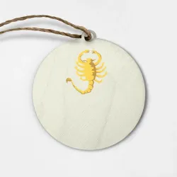 Деревянная игрушка круг Drive - Скорпион - Ryan Gosling white scorpion jacket