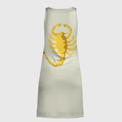 Платье-майка 3D Drive - Скорпион - Ryan Gosling white scorpion jacket