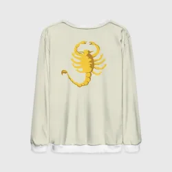 Мужской свитшот 3D Drive - Скорпион - Ryan Gosling white scorpion jacket