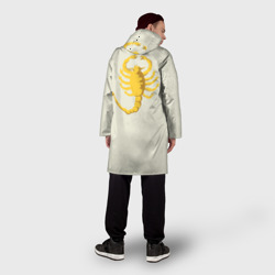 Мужской дождевик 3D Drive - Скорпион - Ryan Gosling white scorpion jacket - фото 2