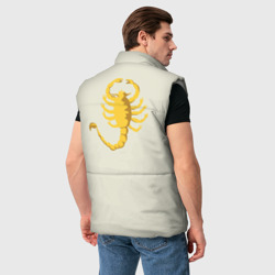 Мужской жилет утепленный 3D Drive - Скорпион - Ryan Gosling white scorpion jacket - фото 2