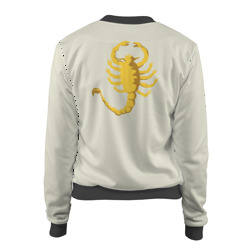 Женский бомбер 3D Drive - Скорпион - Ryan Gosling white scorpion jacket