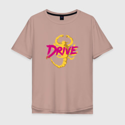 Мужская футболка хлопок Oversize Drive - Скорпион