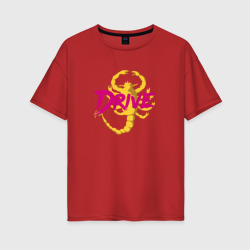 Drive - Скорпион – Женская футболка хлопок Oversize с принтом купить со скидкой в -16%