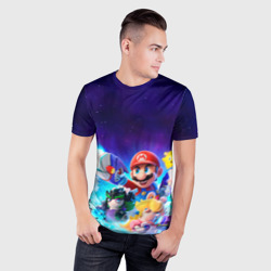 Мужская футболка 3D Slim Mario + Rabbids - фото 2