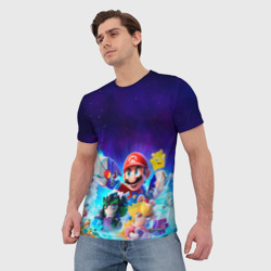 Мужская футболка 3D Mario + Rabbids - фото 2