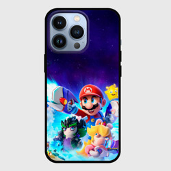Чехол для iPhone 13 Pro Mario + Rabbids
