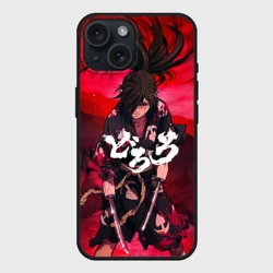 Чехол силиконовый для Apple iPhone 15 матовый Dororo Poster Дороро Постер