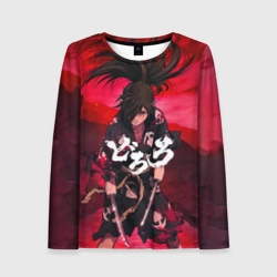 Женский лонгслив 3D Dororo Poster Дороро Постер