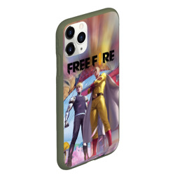 Чехол для iPhone 11 Pro Max матовый Free Fire Сайтама - фото 2