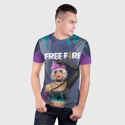 Мужская футболка 3D Slim Free Fire Даша - фото 2