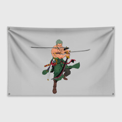 Флаг-баннер Арт Ророноа Зоро, One Piece