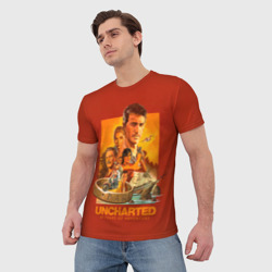Мужская футболка 3D 10 years Uncharted - фото 2