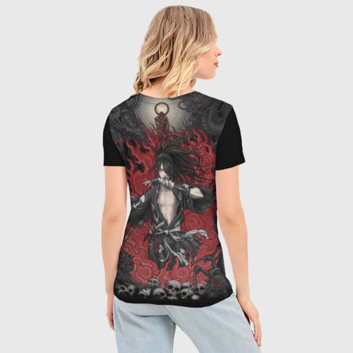 Женская футболка 3D Slim Хяккимару в огне Дороро, цвет 3D печать - фото 4