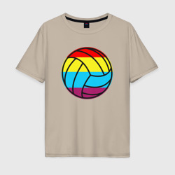 Мужская футболка хлопок Oversize Color Ball