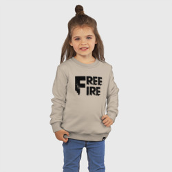 Детский свитшот хлопок Free Fire big logo - фото 2