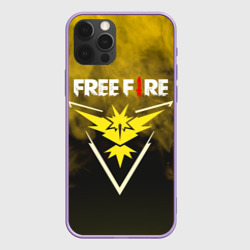 Чехол для iPhone 12 Pro Max Free Fire yellow smoke
