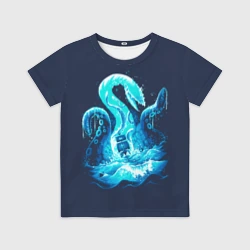 Детская футболка 3D Kraken is here