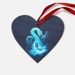 Деревянная игрушка Сердце Kraken is here