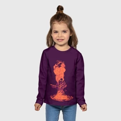 Детский лонгслив 3D Pyro in fire - фото 2