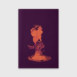 Обложка для паспорта матовая кожа Pyro in fire