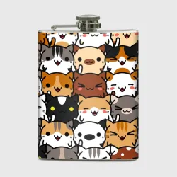 Фляга Коты и котики