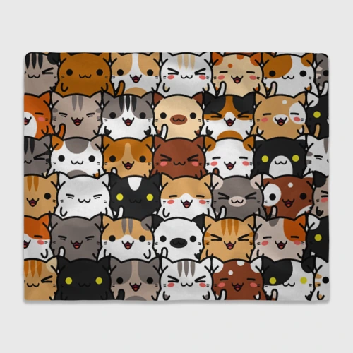Плед 3D Коты и котики