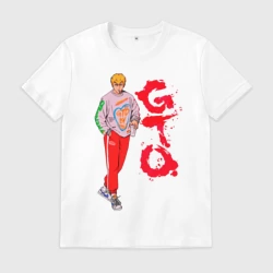 Мужская футболка хлопок Онидзука крутой учитель