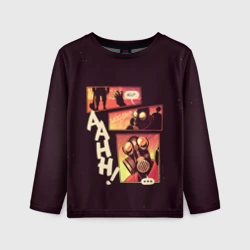 Детский лонгслив 3D Пиро за работой