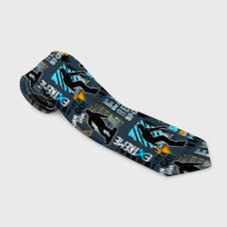 Галстук 3D Snowboard extreme pattern