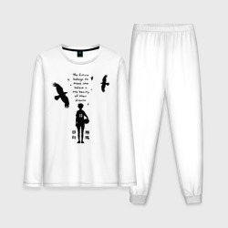 Мужская пижама с лонгсливом хлопок Будущее принадлежит тем кто верит в свои мечты Шоё Хината
