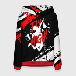 Женская толстовка 3D Fly high! Haikyu!!