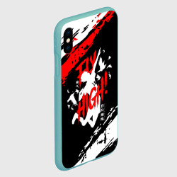 Чехол для iPhone XS Max матовый Fly high! Haikyu!! - фото 2