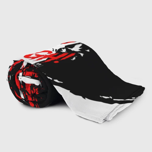 Плед 3D с принтом Fly high! Haikyu!!, фото на моделе #1