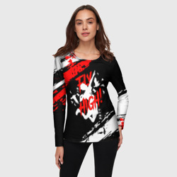 Женский лонгслив 3D Fly high! Haikyu!! - фото 2