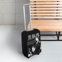 Чехол для чемодана 3D Темный Дворецкий Себастьян Мик - фото 2