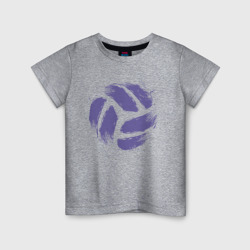 Детская футболка хлопок Мяч - Волейбол