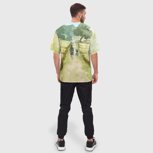 Мужская футболка oversize 3D Хяккимару и Дороро, цвет 3D печать - фото 4